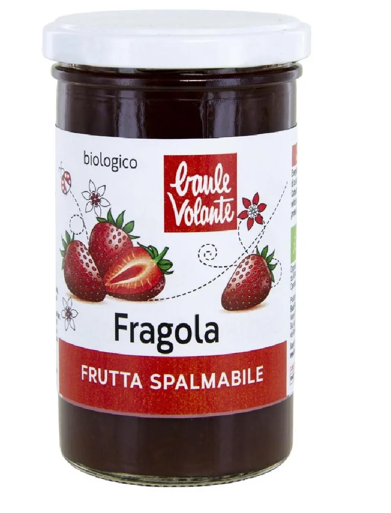 Fruit spread - strawberries - 
organic flying trunk