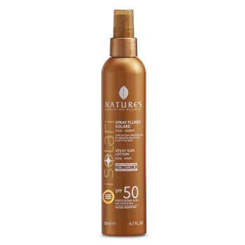 Flüssiges sonnenspray spf 50 natures - 200ml