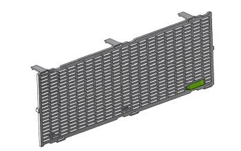 Grille à reine en plastique pour cadres en nid d'abeille d.b.