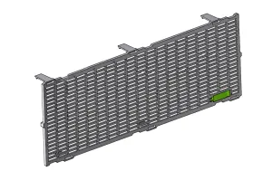 Grille à reine en plastique pour cadres en nid d'abeille d.b.