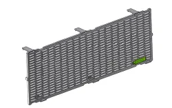 Grille à reine en plastique pour cadres en nid d'abeille d.b.