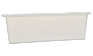 Kunststoff-Honigraumrähmchen für Dadant-Blatt mit teilweise vorgeprägten Zellen