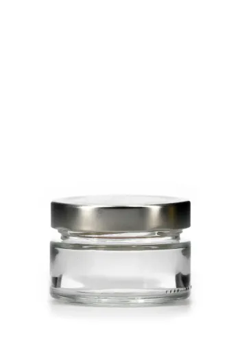 Alice glass jar 106 ml with cap deep h14 to 70