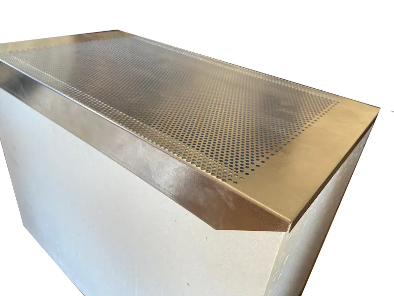 Tetto Arnia In Lamiera Zincata - Interno Legno, Per Arnie Dadant Blatt Da 6 Favi - Foto 8