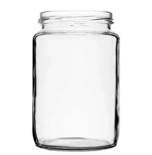 Smooth glass jar for honey 1kg - 773 ml - with twist-off cap t82