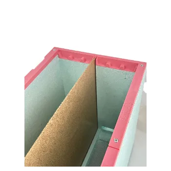 Membrane en mdf pour ruches en polystyrène à 6 cadres divisés