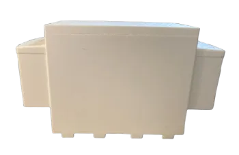 Beehives d. b. 6-frame polystyrene honeycomb divided into 2 high-density with double feeder