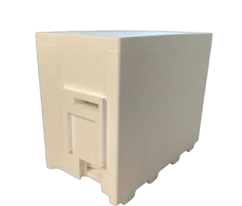 Beehives d. b. 6-frame polystyrene honeycomb divided into 2 high-density with double feeder