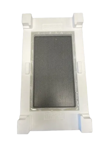 Polystyrene mesh roof for nucleus hives 6 high-density honeycombs