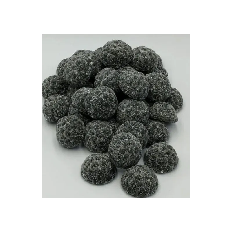 Licorice blackberry gummy candies - 125 g bag