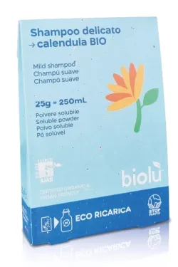 Organic calendula gentle shampoo - eco-charged soluble powder 25 g