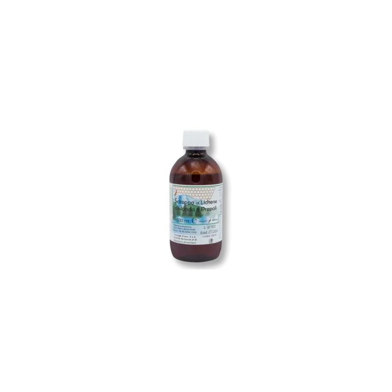 Sciroppo di lichene d'islanda e propoli - 200 ml Sciroppo di lichene d'islanda e propoli - 200 ml