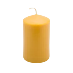 Medium beeswax-based candle
