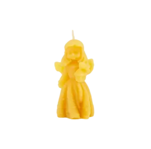 Angiolinetta curls lantern candle made from beeswax