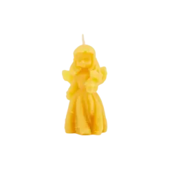 Angiolinetta curls lantern candle made from beeswax