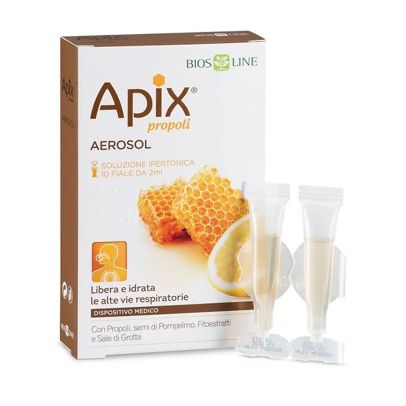 Apix propoli aerosol monodose in fiale Apix propoli aerosol monodose in fiale