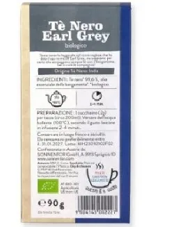 Biologisch Earl Grey Schwarztee 90g