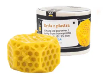 Silicone candle mold frame with bees