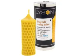 Silicone candle mold cylinder with cells