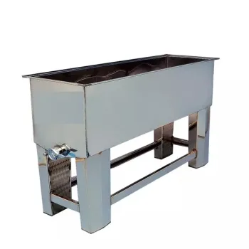 Professional stainless steel uncapping bench
