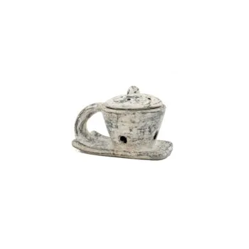 "Wash" earthenware burner for resins