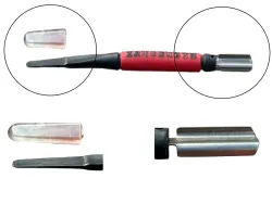 Cuillère à gelée royale à double extrémité