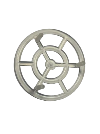 Support de produit en plastique diamètre 52,5 mm - bocal en verre goulot t63 - Lot de 10 pièces