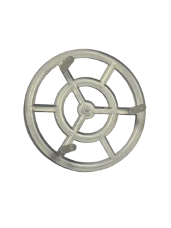 Produkthalter aus Kunststoff, Durchmesser 52,5 mm, Glasöffnung t63, Packung mit 10 Stück