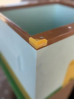 Ruche 9 Nid d'abeilles à fond mobile en polystyrène haute densité seulement