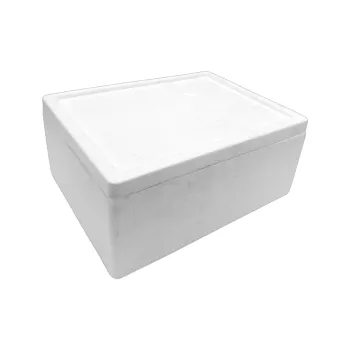 Polystyrol-Behälter für den Versand von Gläsern – Modell „Eco“ – 6 Gläser à 1 kg