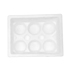 Contenitore in polistirolo per spedizione vasi - Modello "Eco" - 6 vasi da 1 kg