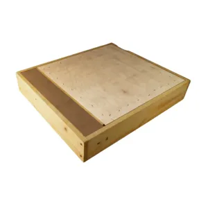 Upper plate with wooden frame and plywood with 10 frames