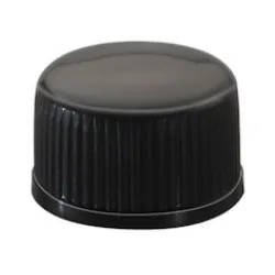 Black cap with disc for royal jelly bottle - pfp 18
