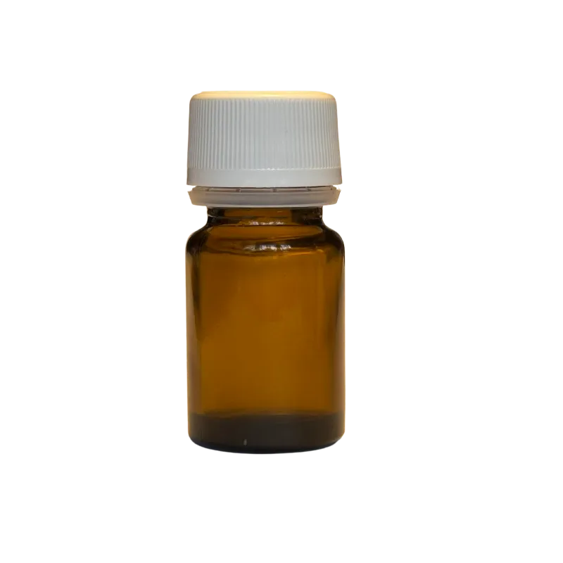 15 ml yellow glass royal jelly bottle