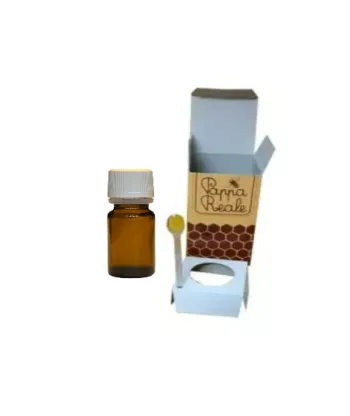 Fläschchen für Gelee Royale 10/15 ml – Komplettset mit Fläschchen, Spatel und Schachtel