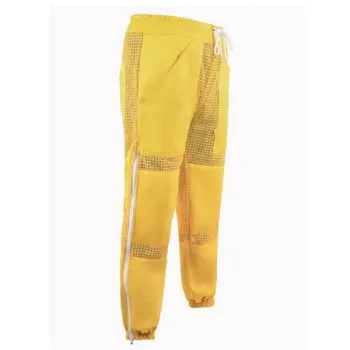 Pantalone da apicoltore "AIR TEC" tessuto traspirante giallo