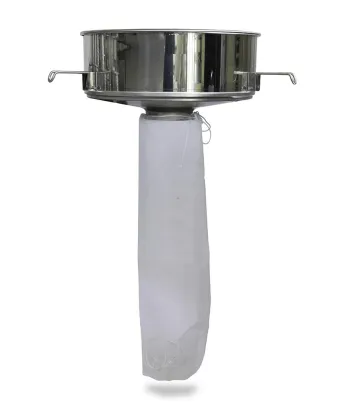 Filtre à grande trémie, avec sac en nylon, pour des déchiqueteuses de 200-400 kg, acier inoxydable