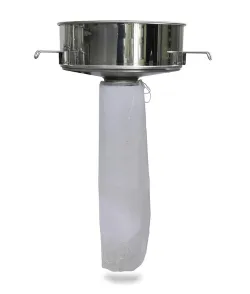 Filtro de tolva grande, con bolsa de nylon, para desgarradores de 200-400 kg, acero inoxidable