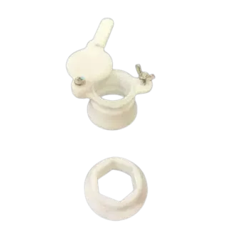 White nylon honey cut-off tap ø 40 mm - 1"1/2