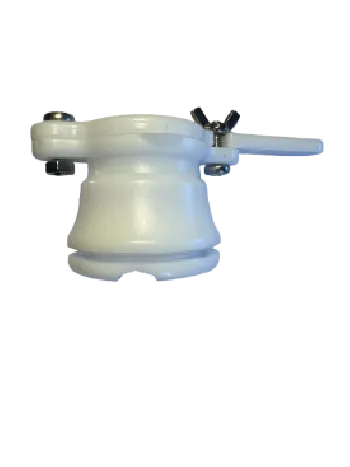 Llave de corte blanca para miel en nylon ø 40 mm - 1"1/2