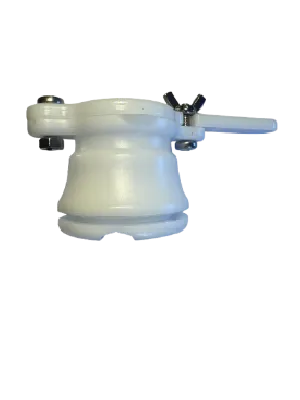 Weißer Nylon-Honigabsperrhahn - Ø 40 mm / 1" 1/2