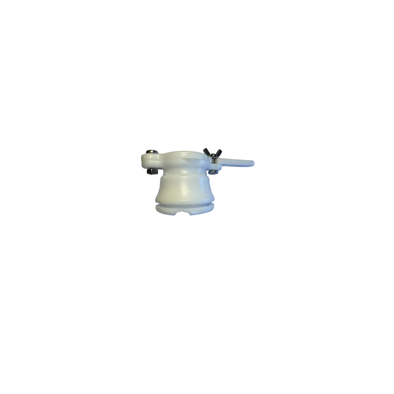 White nylon honey cut-off tap ø 40 mm - 1"1/2