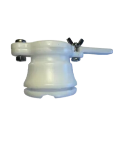 Llave de corte blanca para miel en nylon ø 40 mm - 1"1/2