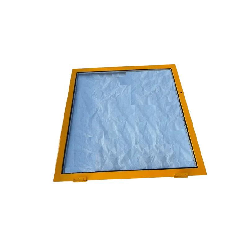 Vitre de remplacement avec cadre pour fondoir à cire solaire 70 x 70 cm