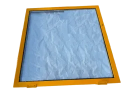 Ersatzglas mit Rahmen für Solarwachsschmelzer 70 × 70 cm