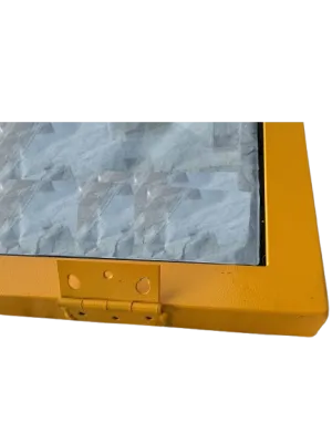 Vetro di ricambio con cornice per sceratrice solare da 70 x 70 cm