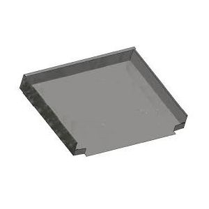 Bandeja de chapa galvanizada de repuesto para fundidores de cera solares de 70 x 70 cm.