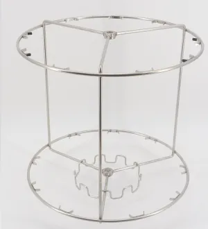 Motorized table-top radial honey extractor with 9 frames