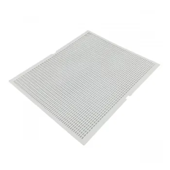 Plastic queen excluder grid for 10-frame d.b. hives