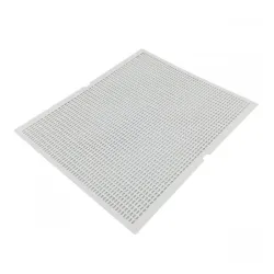 Plastic queen excluder grid for 10-frame d.b. hives